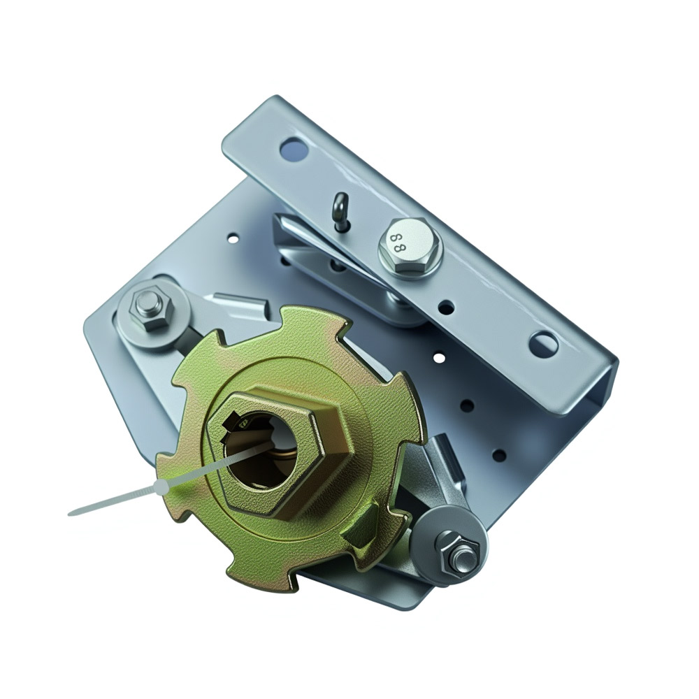 ガレージドアスプリング破損安全装置トーションシャフトロック