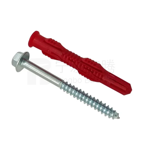 Hex Head Wood Screw with Plastic Anchor Kits